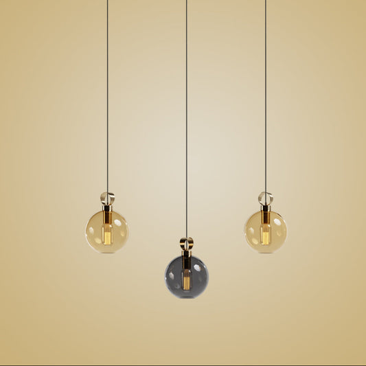 Globe Pirinç Detaylı Üçlü Set - Lineer