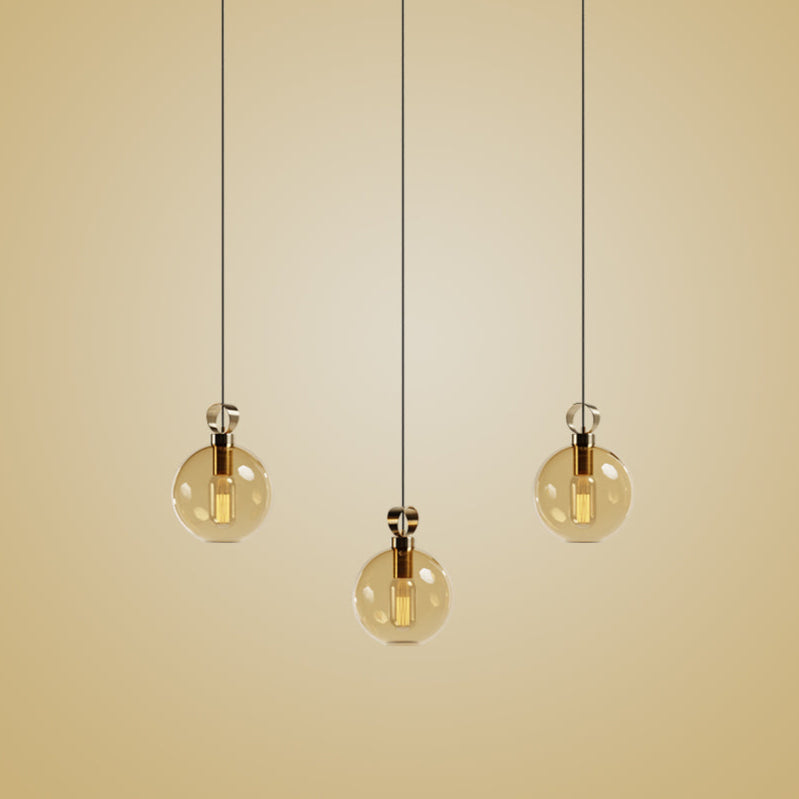 Globe Pirinç Detaylı Üçlü Set - Lineer