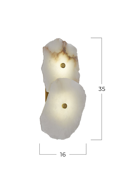 Juliet İkili Mermer Aplik