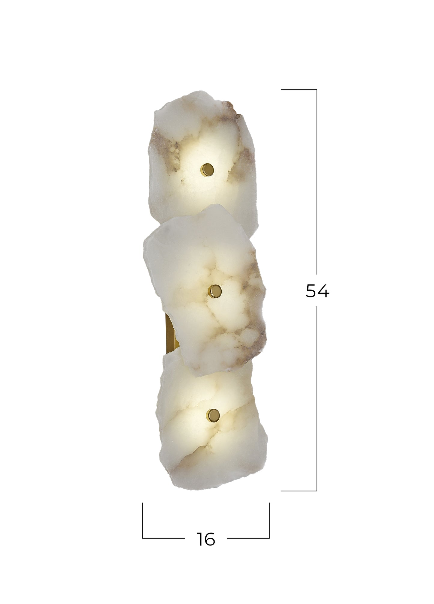 Juliet Üçlü Mermer Aplik