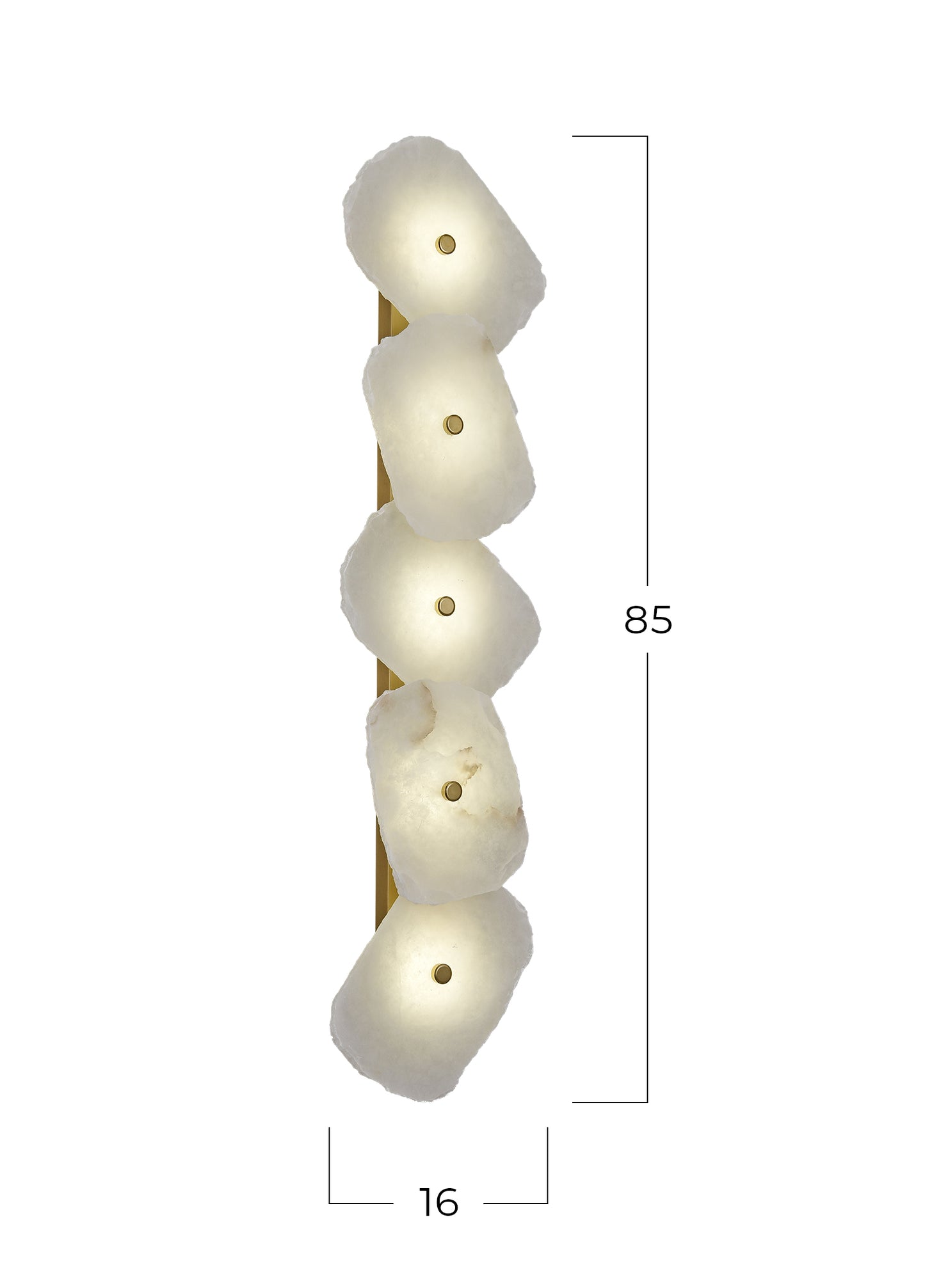 Juliet Beşli Mermer Aplik