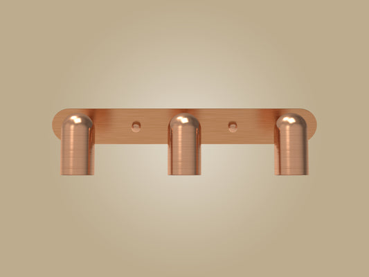 Üçlü Lazer Spot Serisi / Mat Bakır