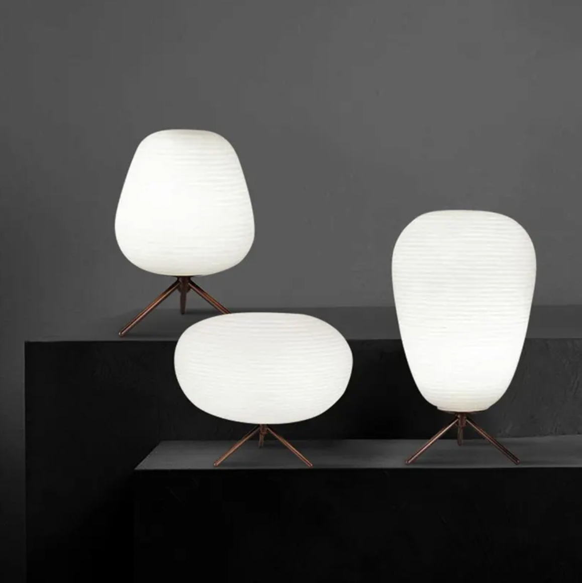 Otto White Marble Table Lamp