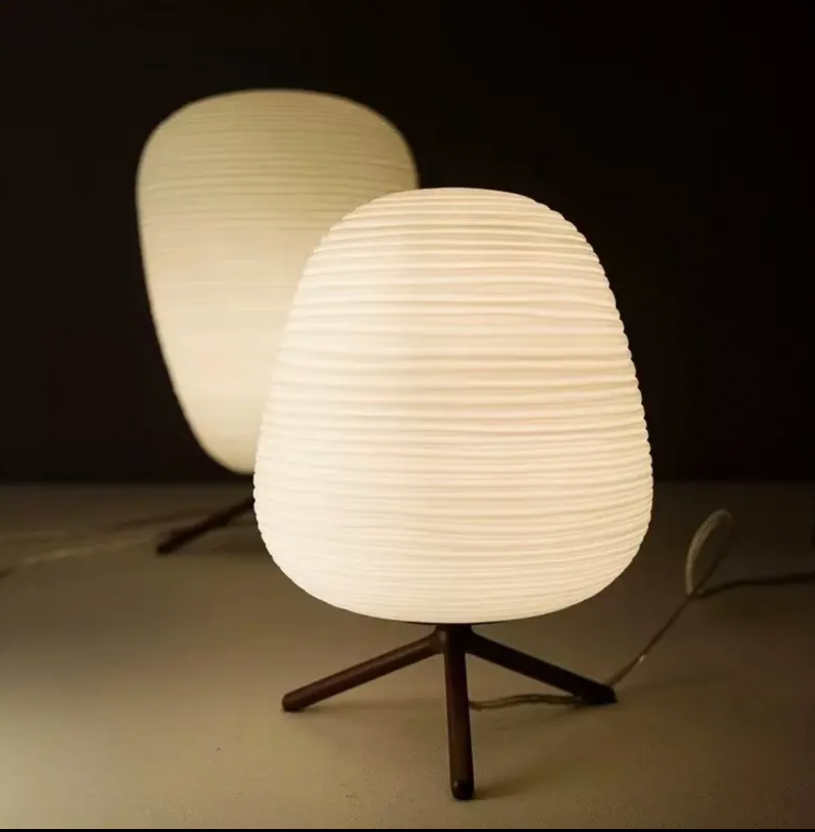 Otto White Marble Table Lamp