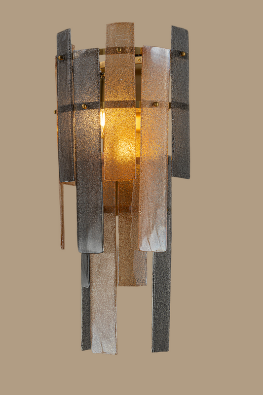 95 cm linear chandelier with spear