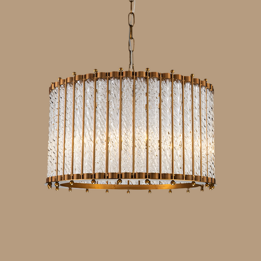 95 cm linear chandelier with spear