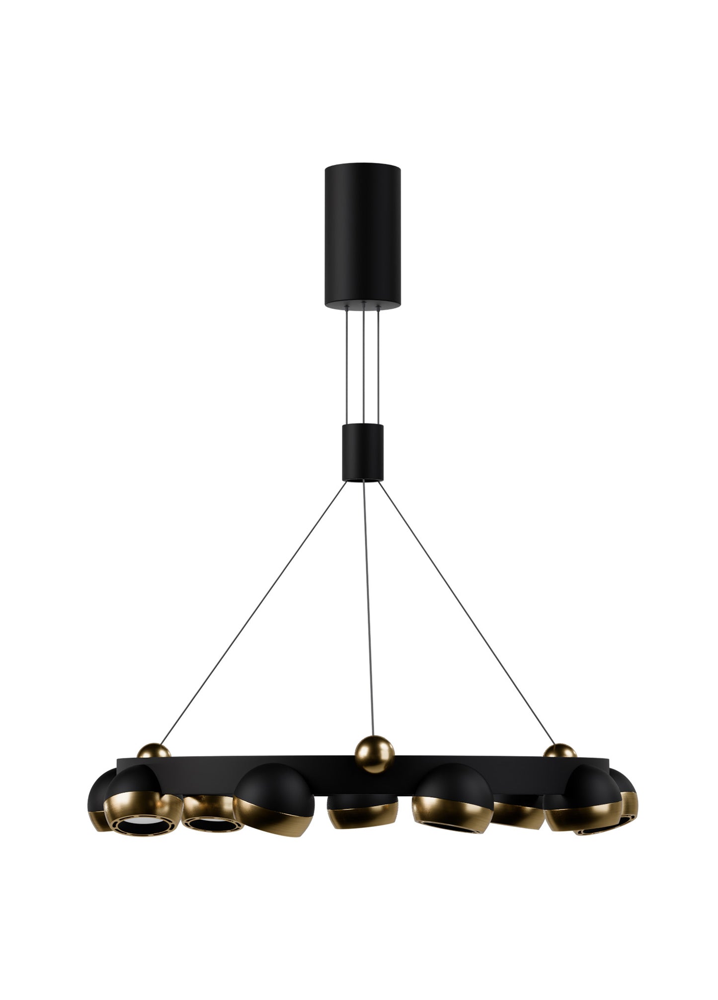 Rumeli Yuvarlak Spotlu Lineer Avize