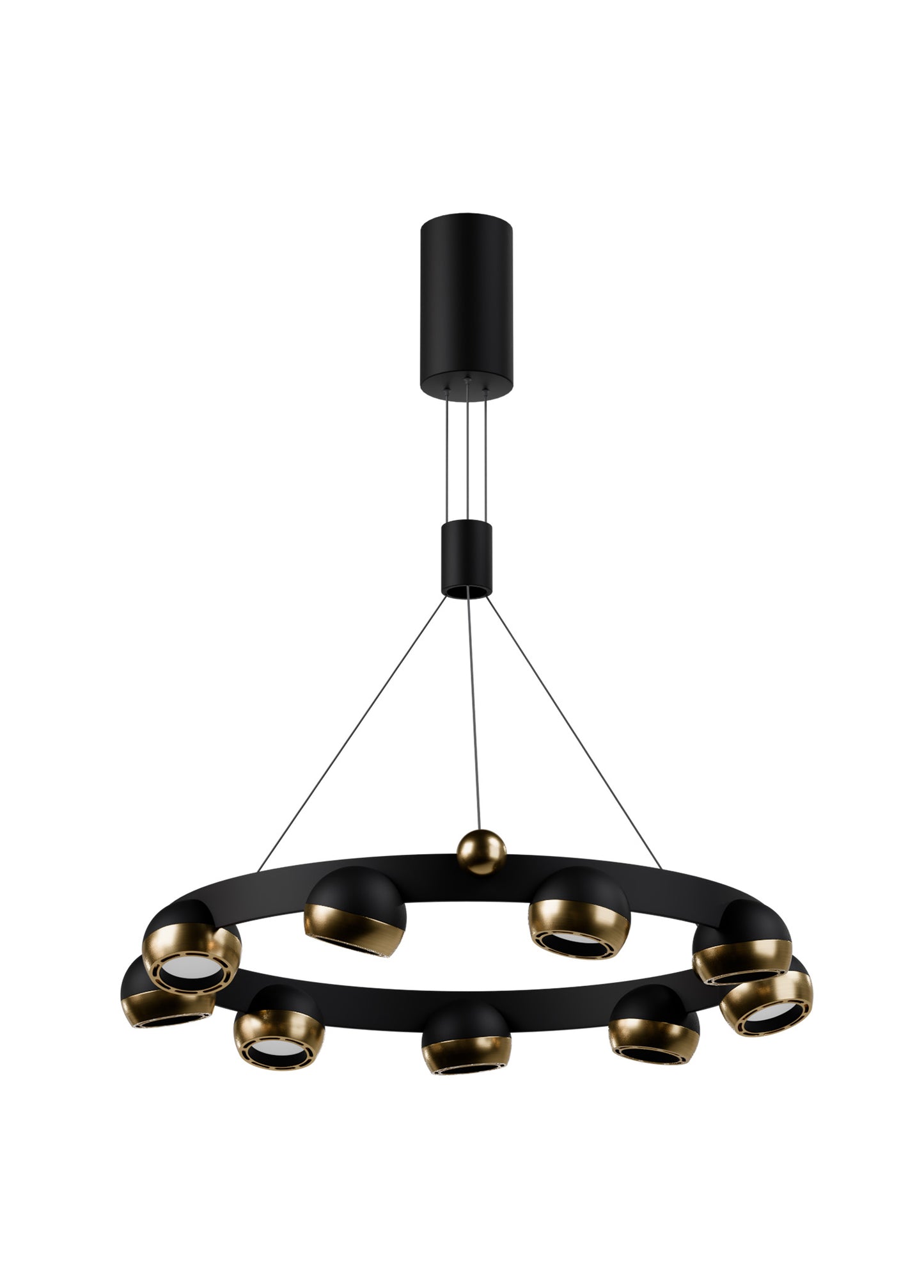 Rumeli Yuvarlak Spotlu Lineer Avize