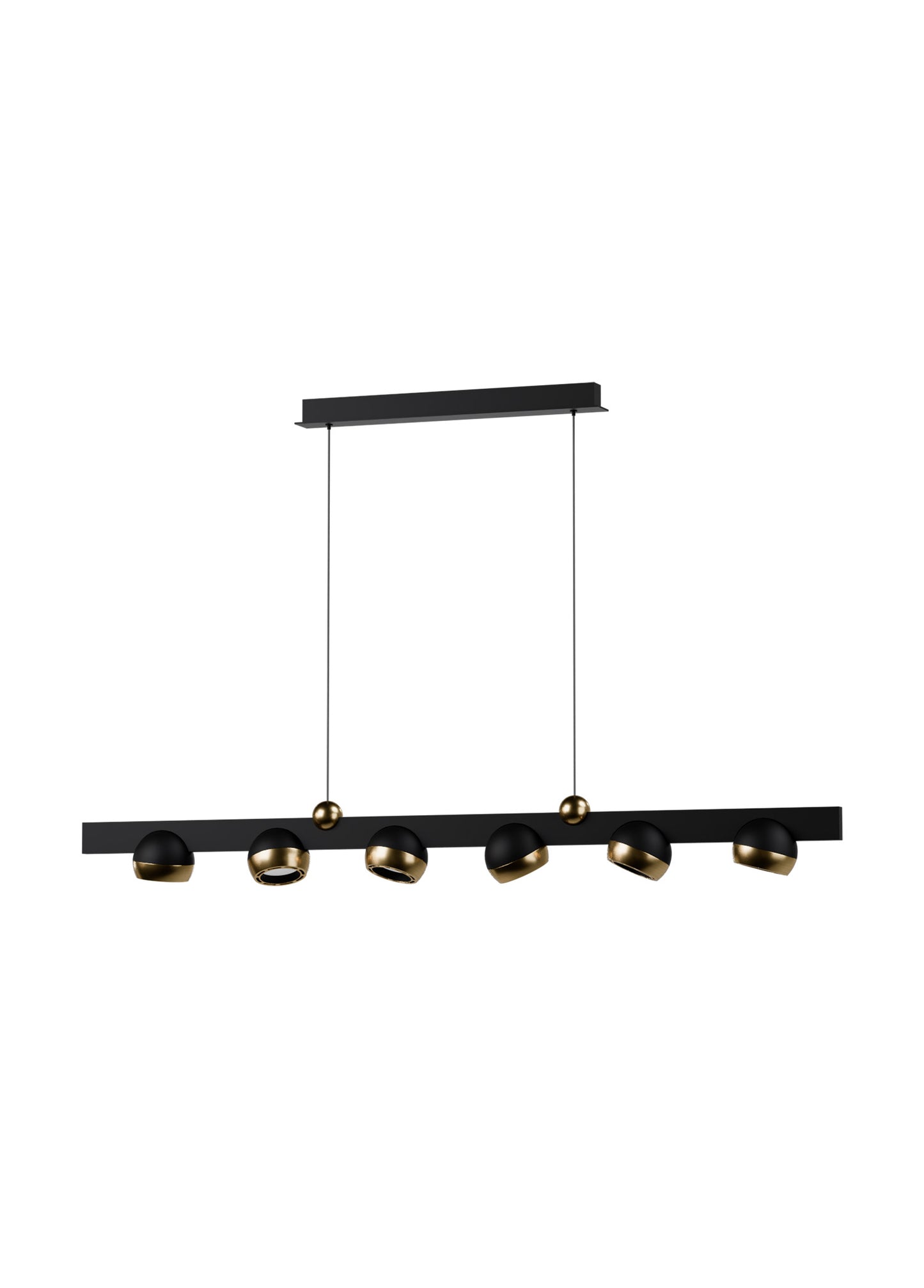 Rumeli Yuvarlak Spotlu Lineer Avize