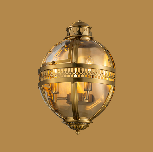 95 cm linear chandelier with spear