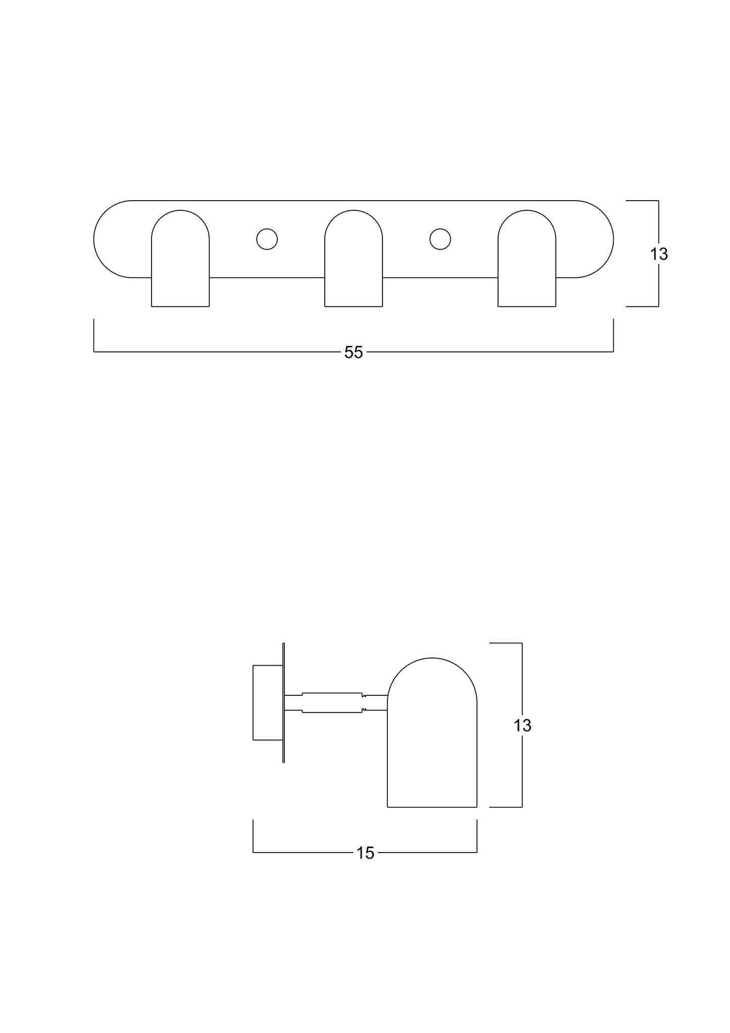 İkili Lazer Spot Serisi / Mat Pirinç