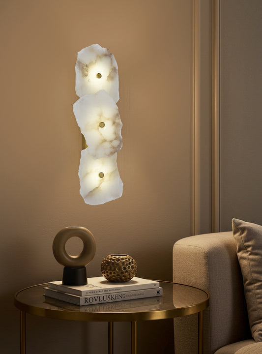 Juliet Üçlü Mermer Aplik