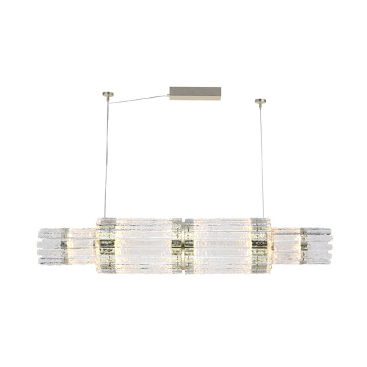 Gleam Kristal Camlı Lineer Avize