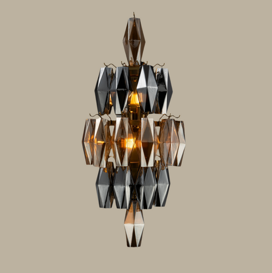 95 cm linear chandelier with spear