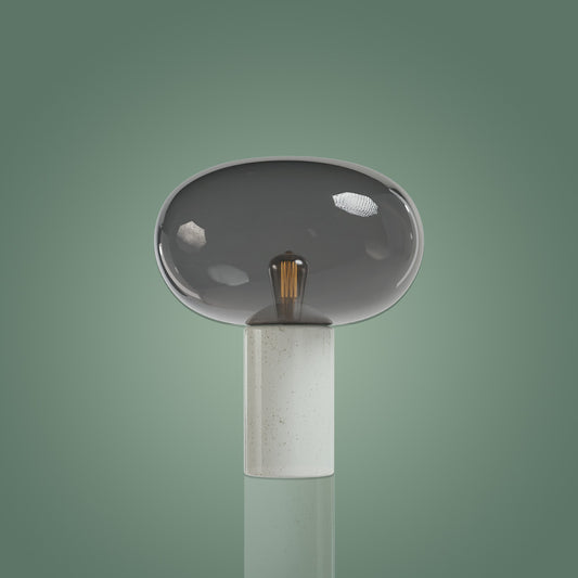 Otto Beyaz Mermer Masa Lambası