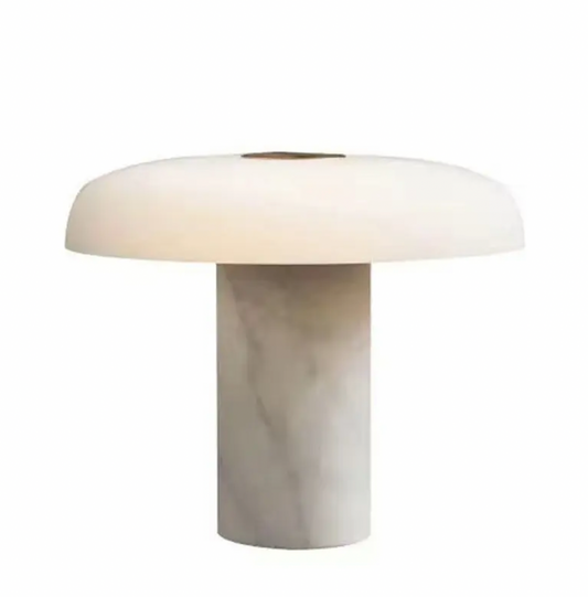 SKY Mermer Masa Lambası - Beyaz