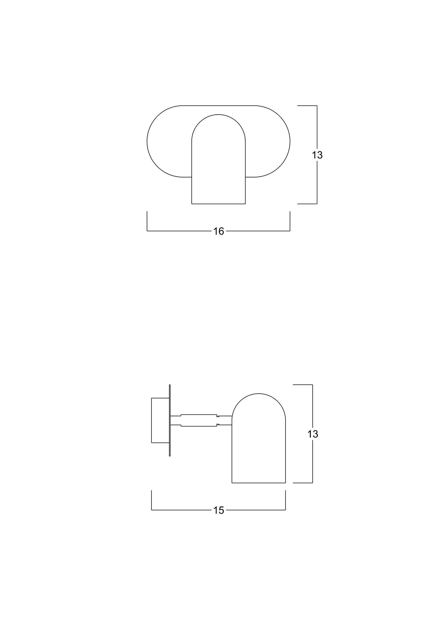 Üçlü Lazer Spot Serisi / Mat Pirinç