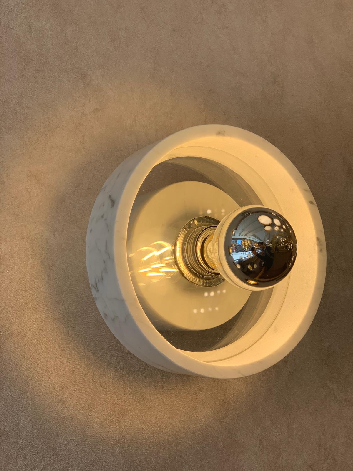 95 cm linear chandelier with spear