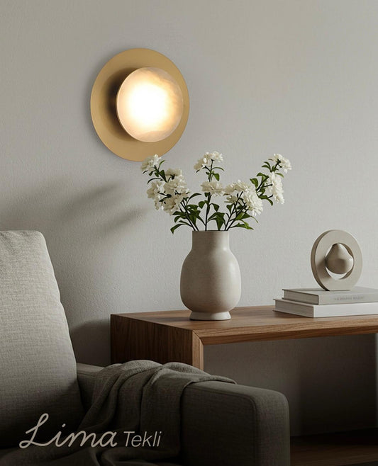 Lima Tekli Mermer Aplik