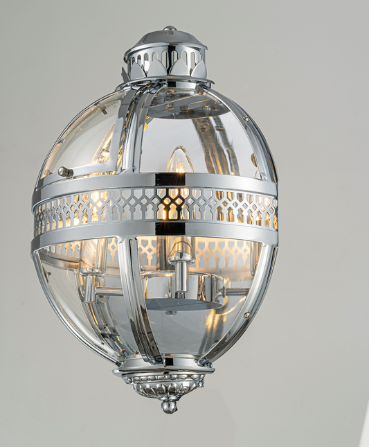 95 cm linear chandelier with spear