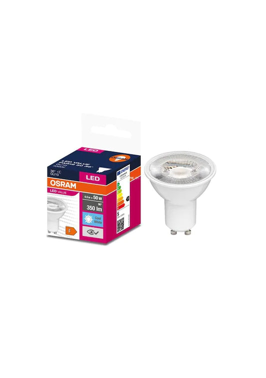 Osram Value Par16 36D 4.5W 4000K GU10 LED Ampul - 10'lu Set