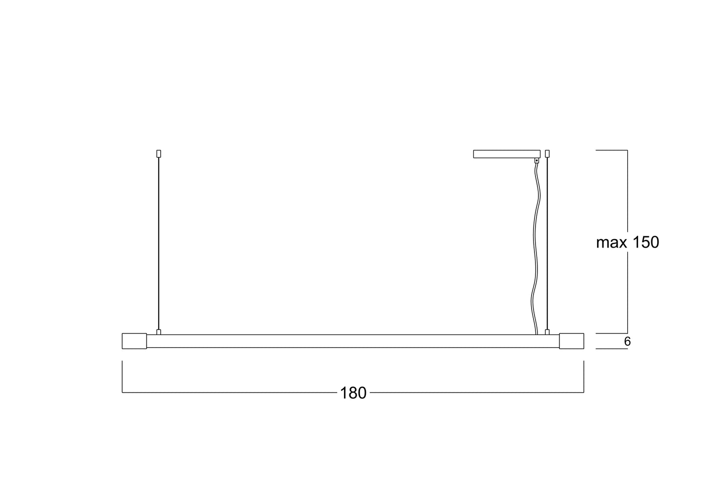 Ahşap/Beton Lineer Sarkıt