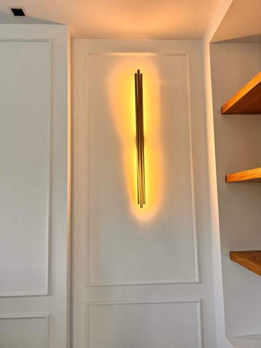 Double Sided LED Sword Sconce - Three Sticks